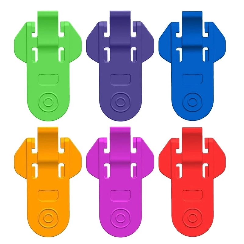 Set 6 Easy Grips handmatige blikopeners Plastic drankringen Treklipje