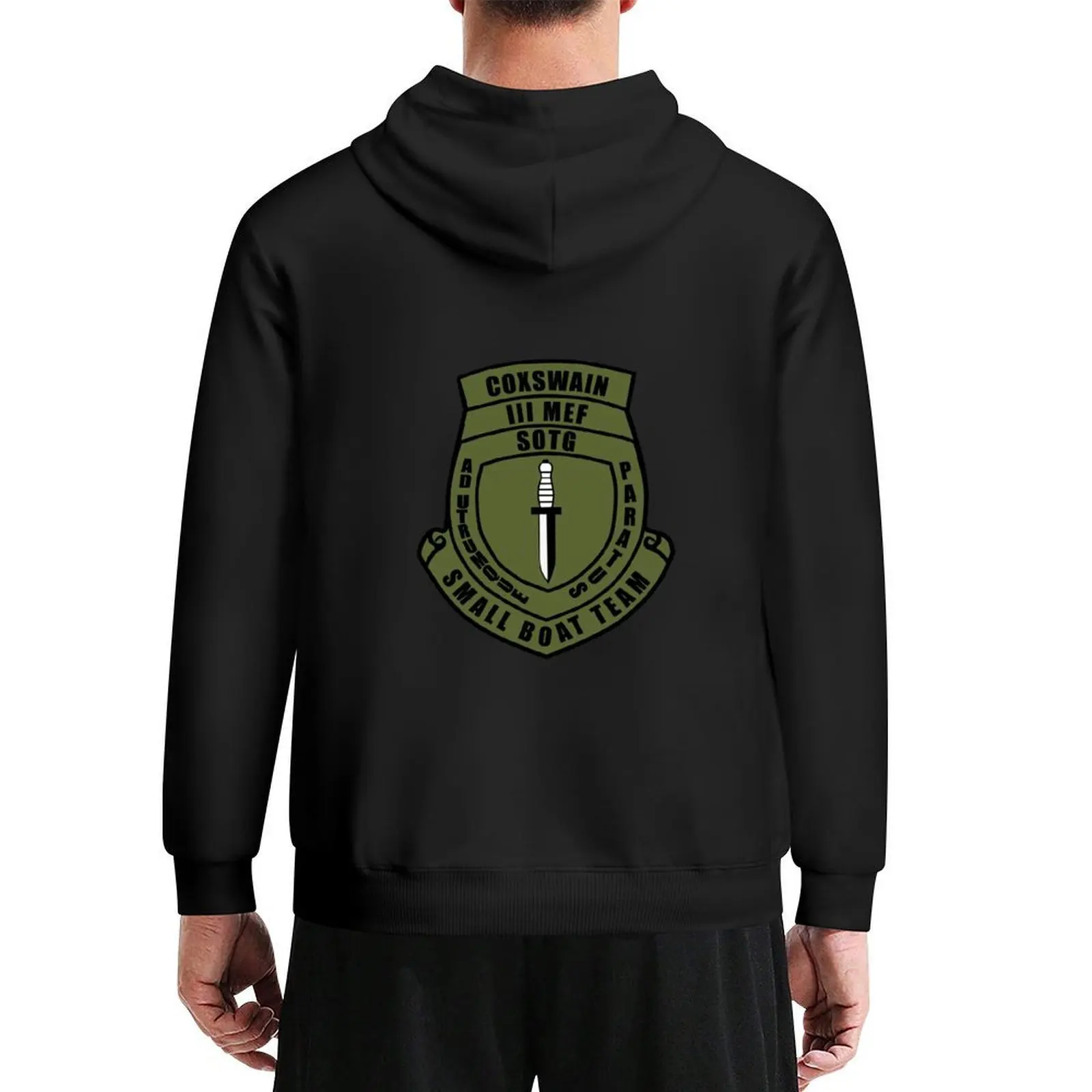 SOTG III MEF Coxswain قارب صغير فريق هوديي الملابس الكورية الرجال قميص العرق النمط الياباني الرجال معطف الرجال هوديي البلوز