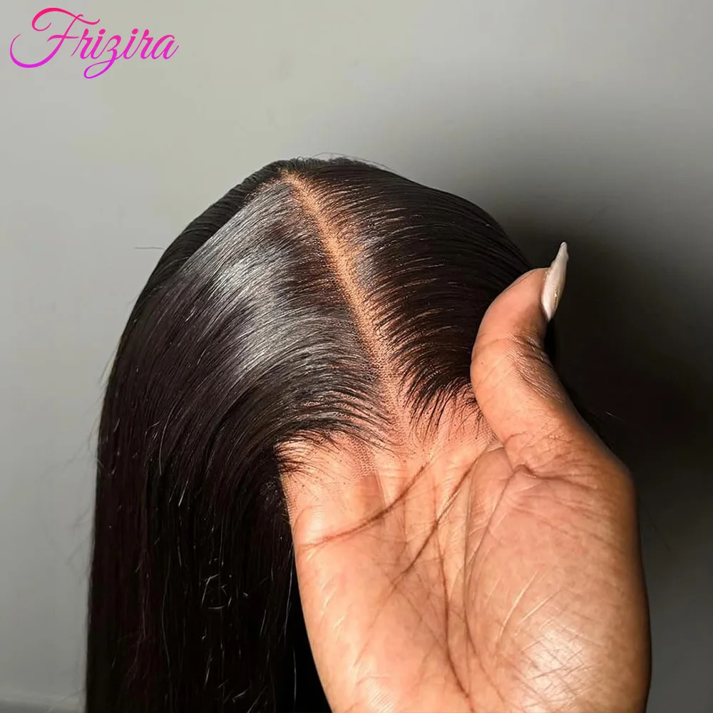 ارتداء والذهاب غلويليس الباروكات شعر الإنسان قبل قطعها قبل قطع 5x5 مستقيم الدانتيل الباروكة الأمامية لا الغراء Hd الدانتيل إغلاق الجبهة الباروكات