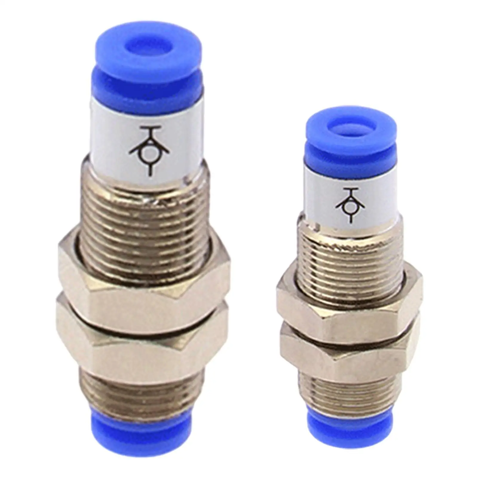 

Pneumatic Tube Fitting Two Way Connector Parts Air-operated Lightweight Coupler