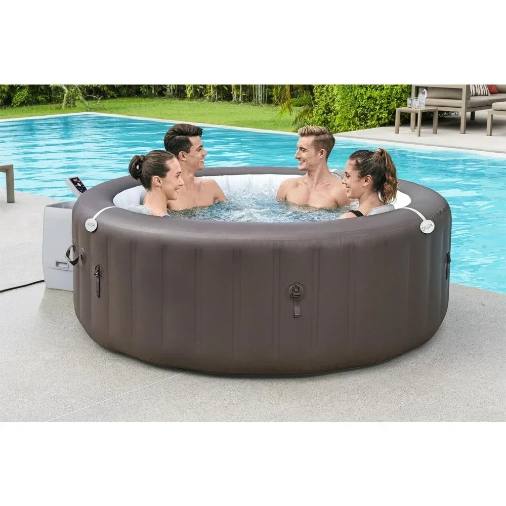 

Inflatable Hot Tub Spa (77" X 28") | Features App-Control | Fits Up To 4-6 Persons,inflatable Pool