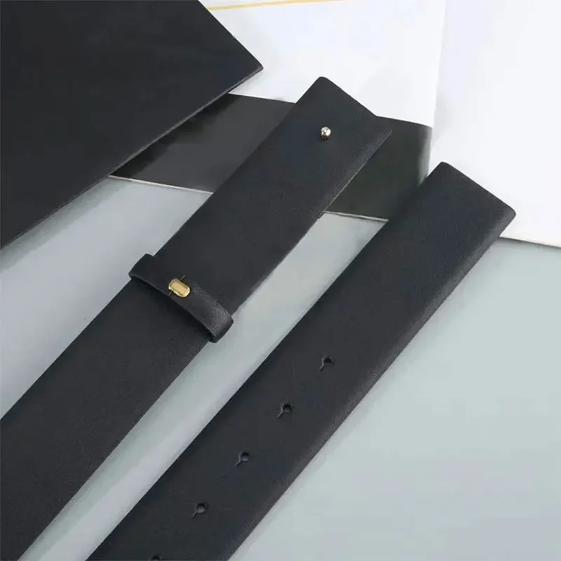 3.0cm Width Letter Metal Buckle Belts For Women Fashion Jeans Classic Denim Dress Luxury Retro Atmospheric Belt