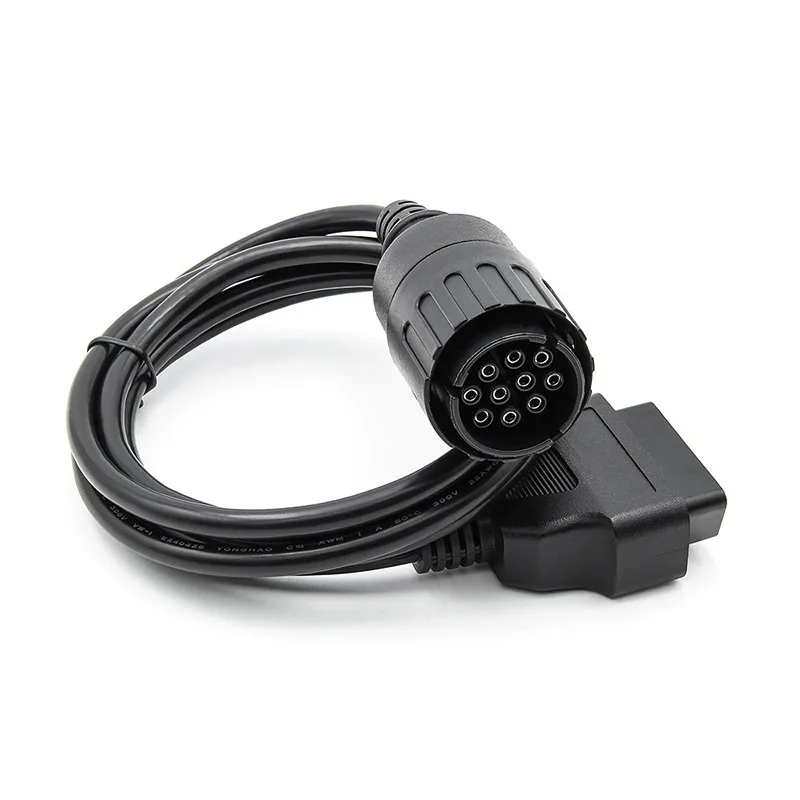 For BMW Motorcycles 10 Pin Adapter ICOM-D Cable For BMW 10Pin To 16Pin OBD2 Diagnostic Connector Motobikes OBD 2 Extension Cable