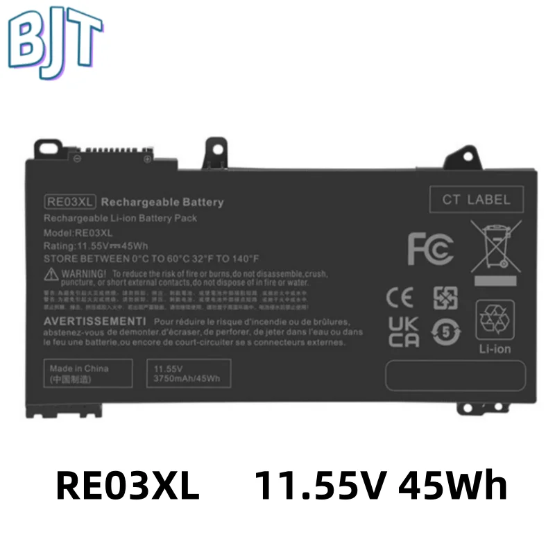 New HSTNN-UB7R RE03XL Laptop Battery For HP ProBook 430 440 445 450 G6 G7 Series 11.55V 45Wh HSTNN-OB1C HSTNN-DB9A L32656-005