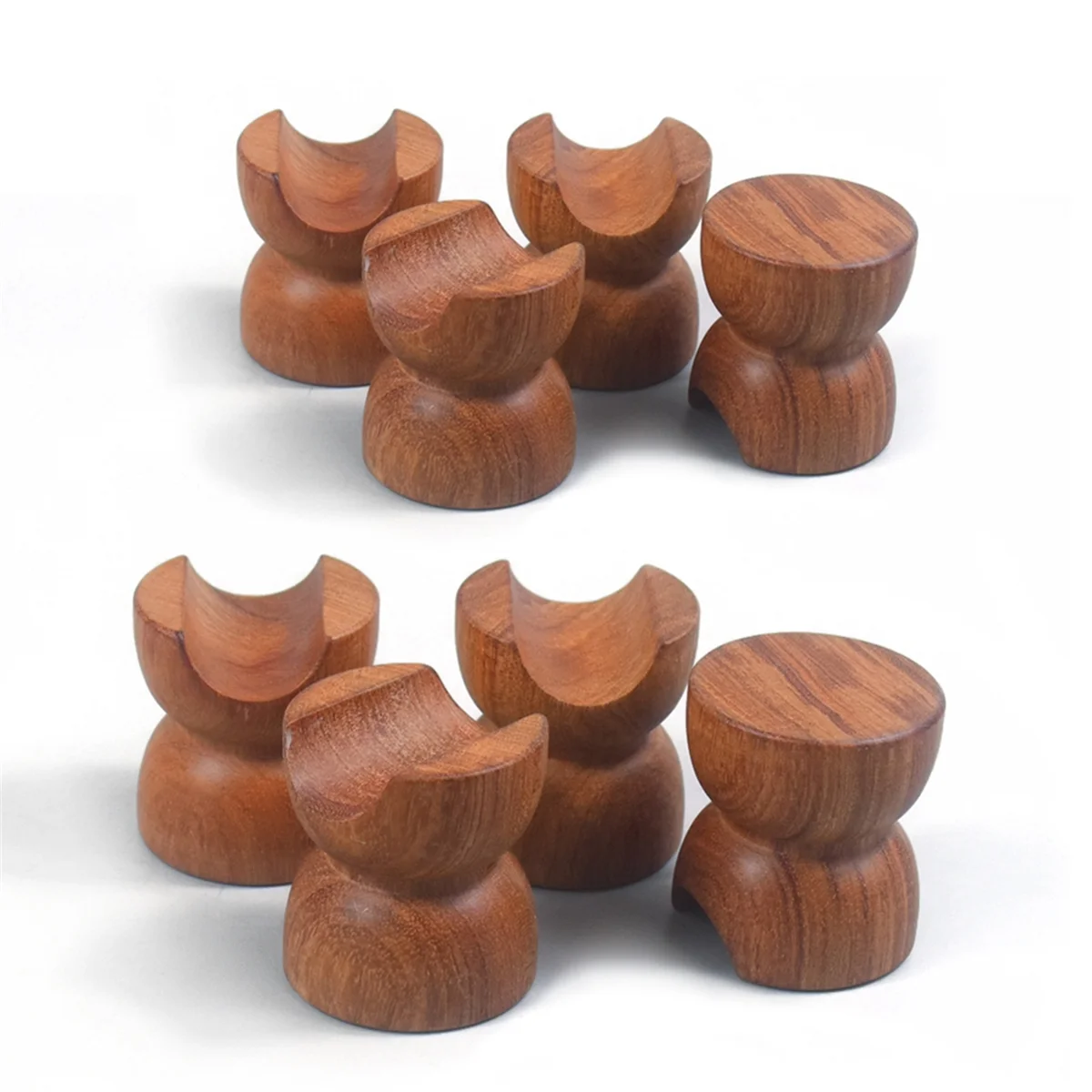 

COMEE 8Pcs HiFi Audio Wood Audio Insulation Wire Bracket Line Support Speaker Cable Stand Holder Audio Cable Absorber Foot Pad