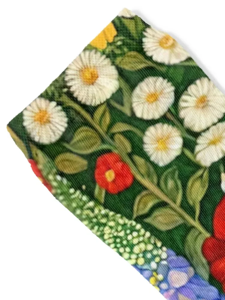 جوارب غوستاف كليمت فلاور جاردن للركض هدايا عيد الميلاد للرجال جوارب نسائية #2