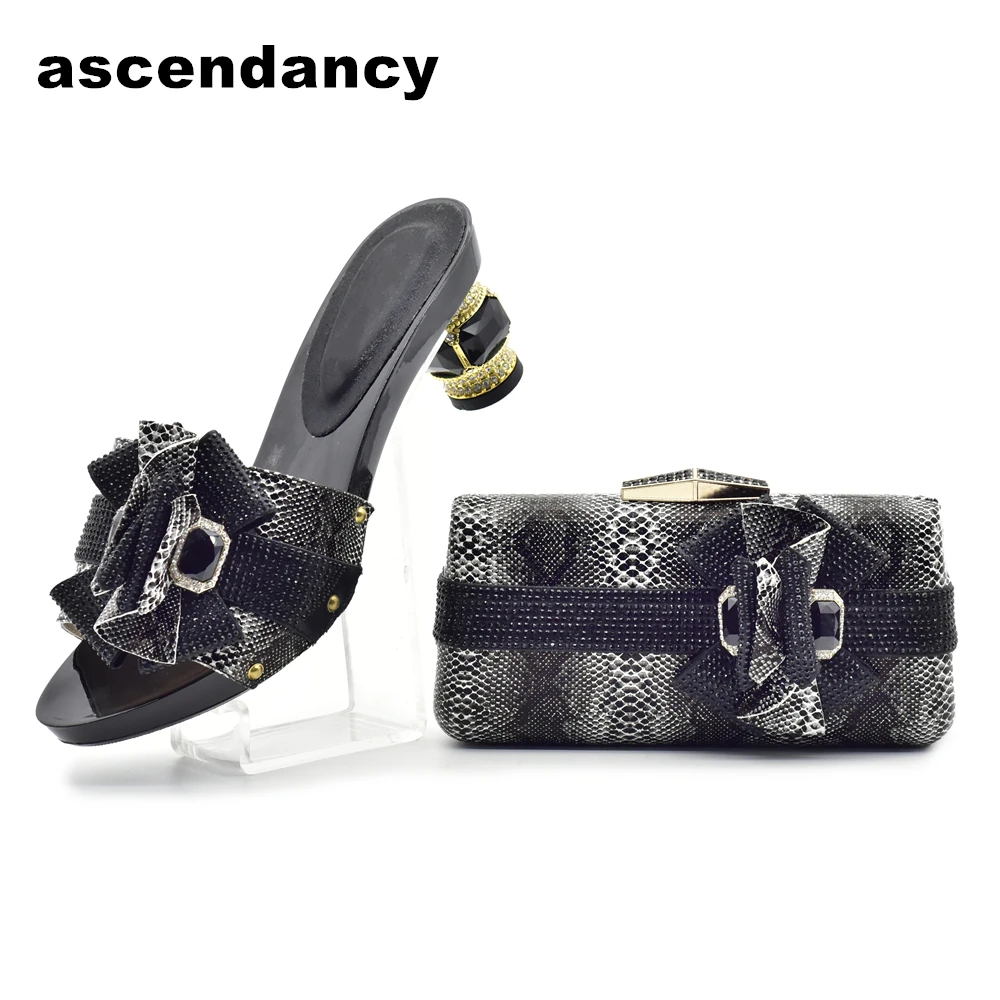 

Новинка, дизайнерские женские туфли-лодочки в африканском стиле с открытым носком, итальянский дизайн, Женская фотосессия для свадьбы