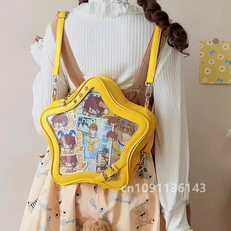 New Ita Bag Backpacks 2023 Popular Transparent School Bag for Women Sweet Chic Star Crossbody Bag Display Autumn Bolsa Сумка