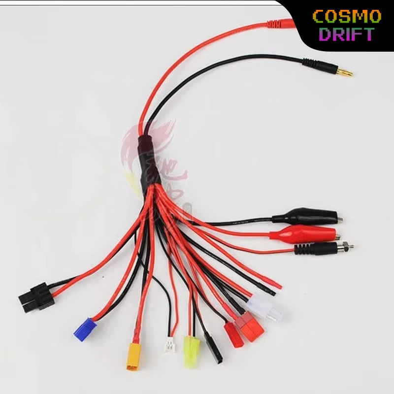 B6 Charger Cable Banana Plug to XT60 T Plug JST Connector Lipo Battery Charging Wire RC Model Igniter Accessory
