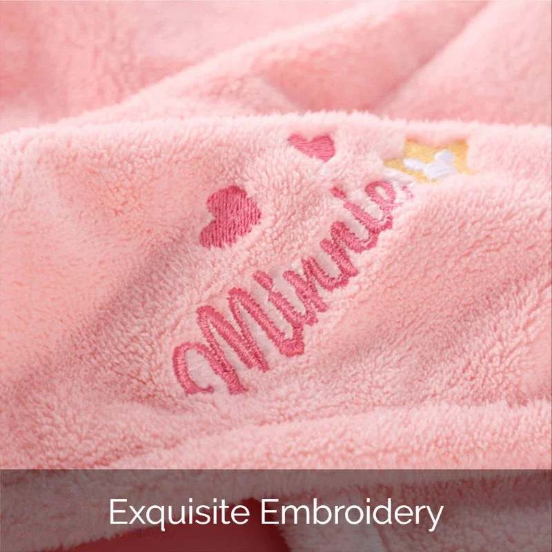 ديزني ميكي ميني دونالد ديزي قبعة الشعر الجاف بنين بنات دش قبعة الرجال النساء جميل شامبو غطاء استحمام منشفة ماصة منشفة #3