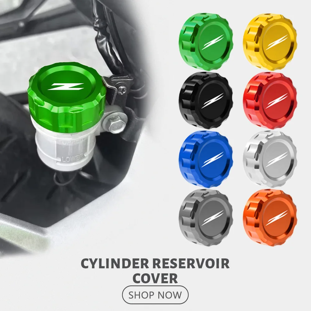 

Rear Brake Fluid Cylinder Master Reservoir Cover Cap For Kawasaki Z900 Z650 Z750 Z400 Z800 Z1000 Ninja 400 650 300 ZX6R ZX10R