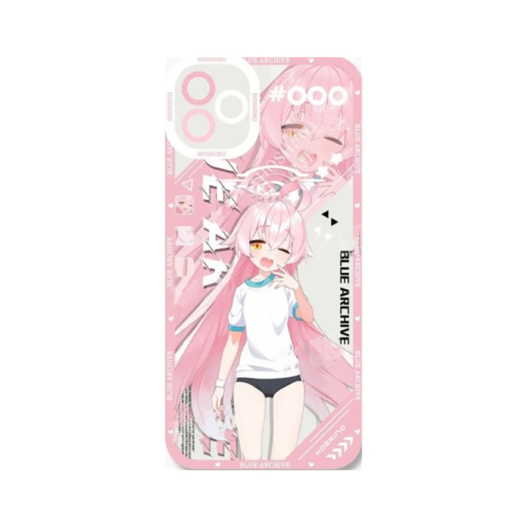 Blue Archive Hifumi Hibiki Haruna Shiroko Hoshino Azusa Compatible with iPhonecase Cartoon Anime Trendy Bumper Slim Phone Cover