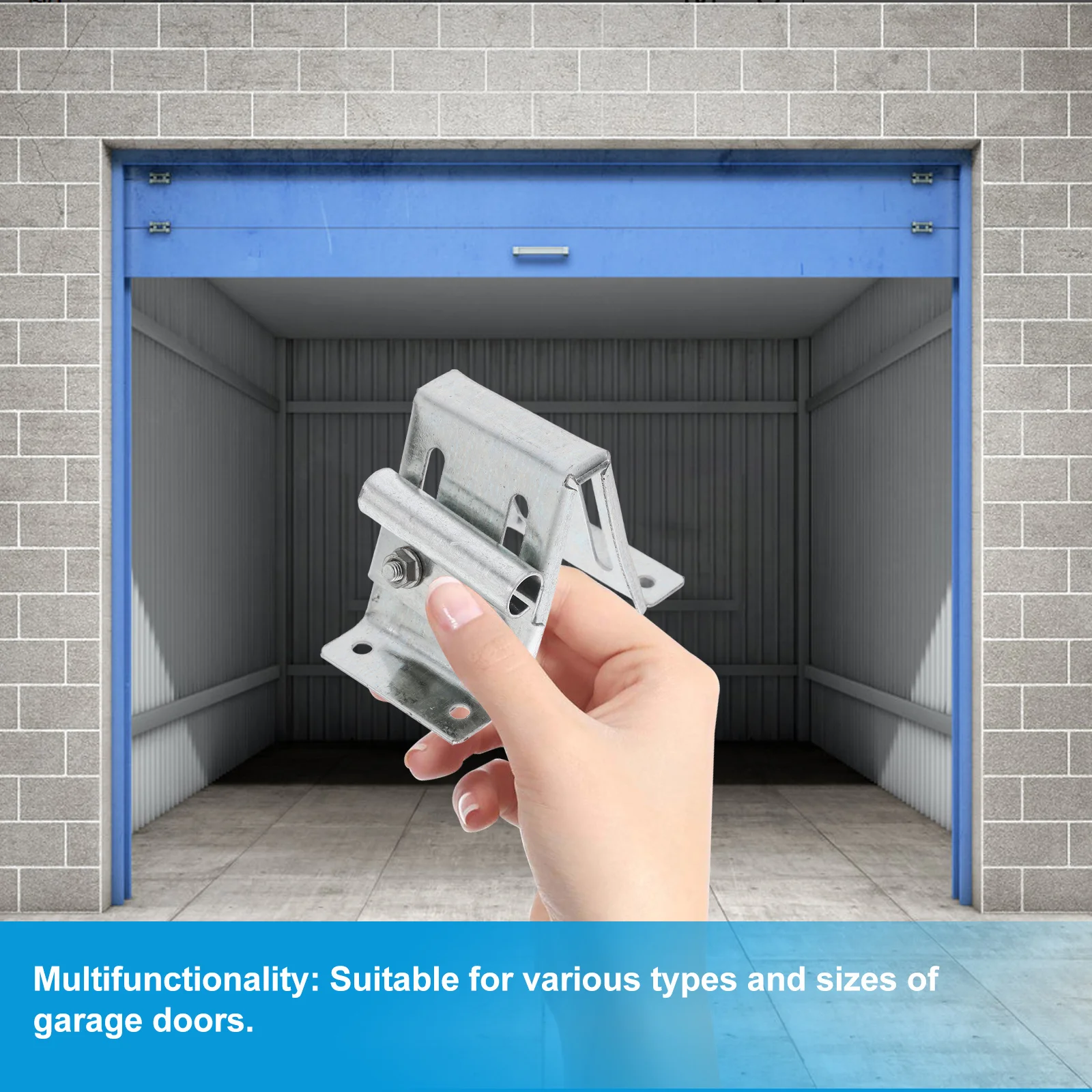 

Garage Door Bracket Heavy Duty Iron Residential Door Hinge Replacement Part Hardware Fixture Bracket for Residential Doors