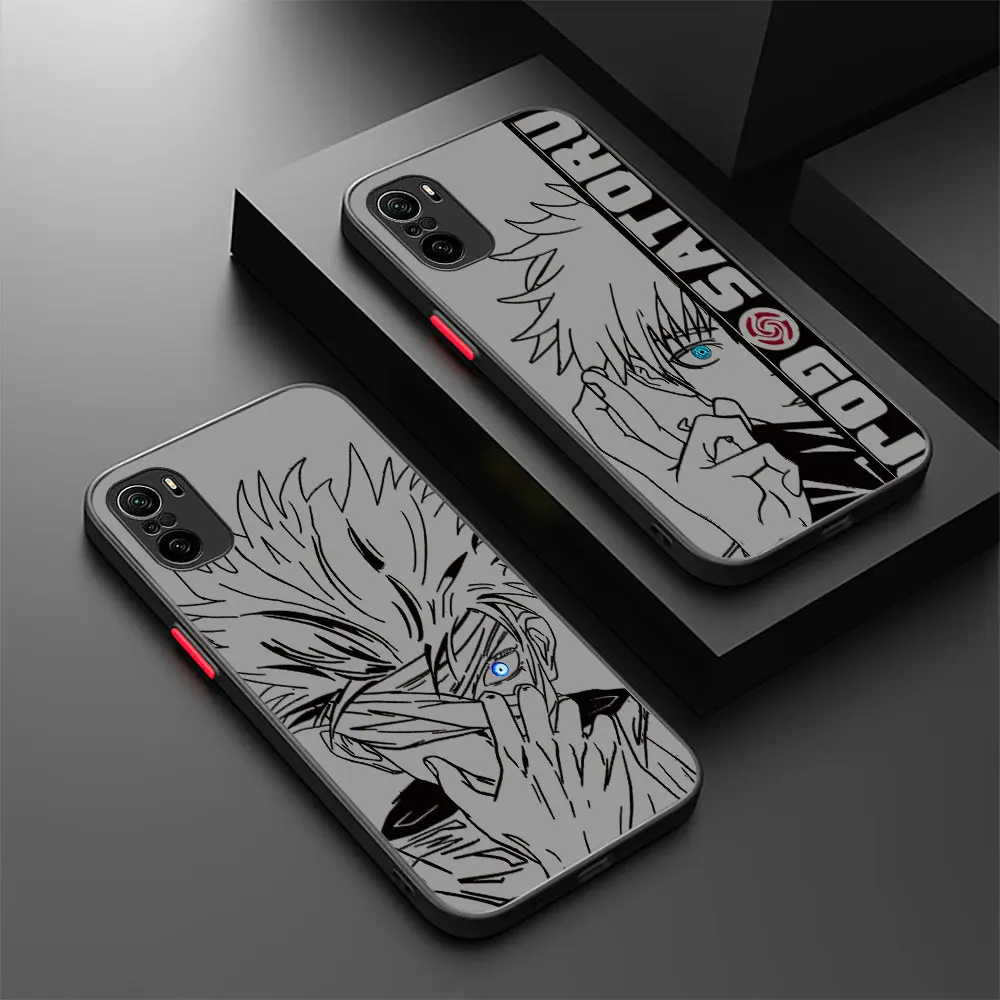 

Jujutsu Kaisen Gojo Satoru Phone Case For Xiaomi Redmi 10 10C 9 9C 9T 9A 9T K40 K30 K20 8 8A 7 7A 6 5A Pro Plus Matte Back Cover