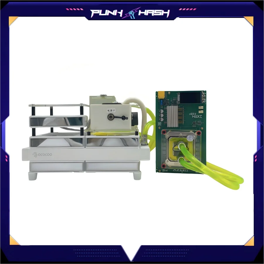

Water Cooling Bitaxe Hydro NerdQaxe++ BTC Solo Miner 7.2TH/S 4XBM1370 ASIC Chip Open Source Bitcoin Crypto Miner Silent Miner