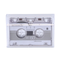 Blank Tape 60 Minutes Auditory Cassette Recorder Tape for Studio Recording Single Pack Empty Tape