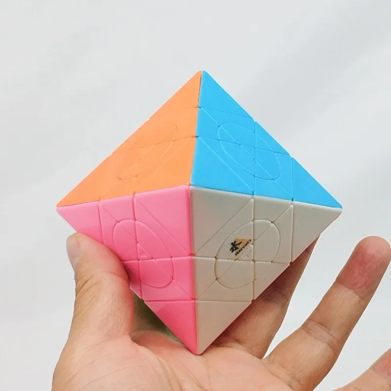 MF8 Crazy Octahedron Cube No. 123, A Colorful Super Octahedron Crazy Octahedron