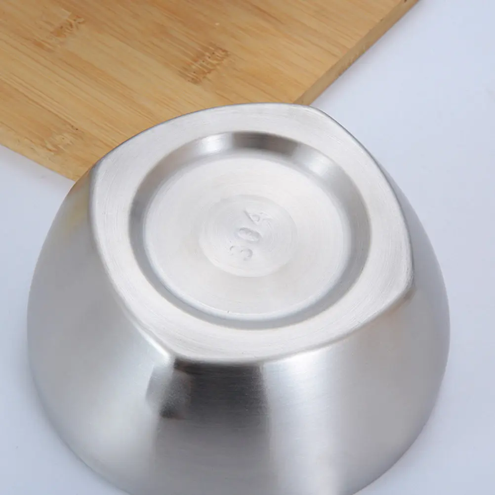 

Большая термоизолированная миска из нержавеющей стали 304 с двойными стенками для риса, супа, лапши и закусок, для дома, ресторана, кухни