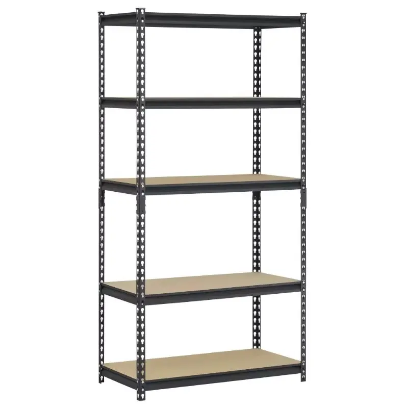 

Muscle Rack 36"W x 18"D x 72"H 5-Tier Steel Shelving; 4,000 lb. Total Capacity; Black