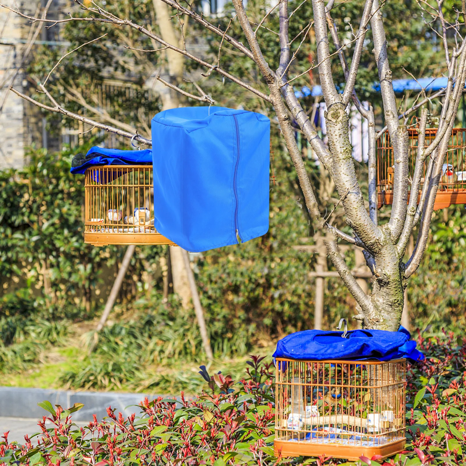 

Insulated Bird Cage Cover Warm Light Blocking Oxford Cloth Protector For Parakeets Budgies Conures Cockatiels Small