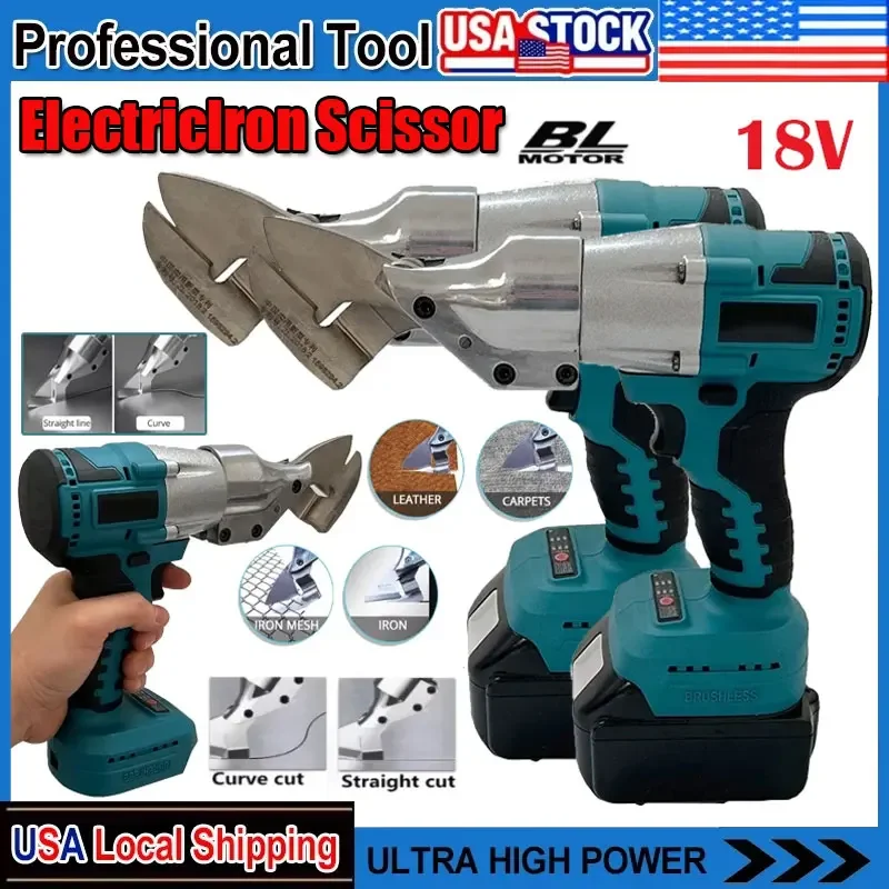 

Электрические аккумуляторные ножницы Makita, профессиональные инструменты для резки металла, перезаряжаемые ножницы для резки листового металла на 18 В