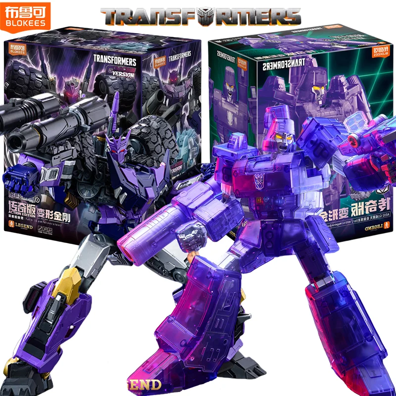 

Blokees Transformers Tarn Megatron LED Decepticons Building Blocks Action Figure IDW Anime Doll Legendary Edition Toys XMAS Gift