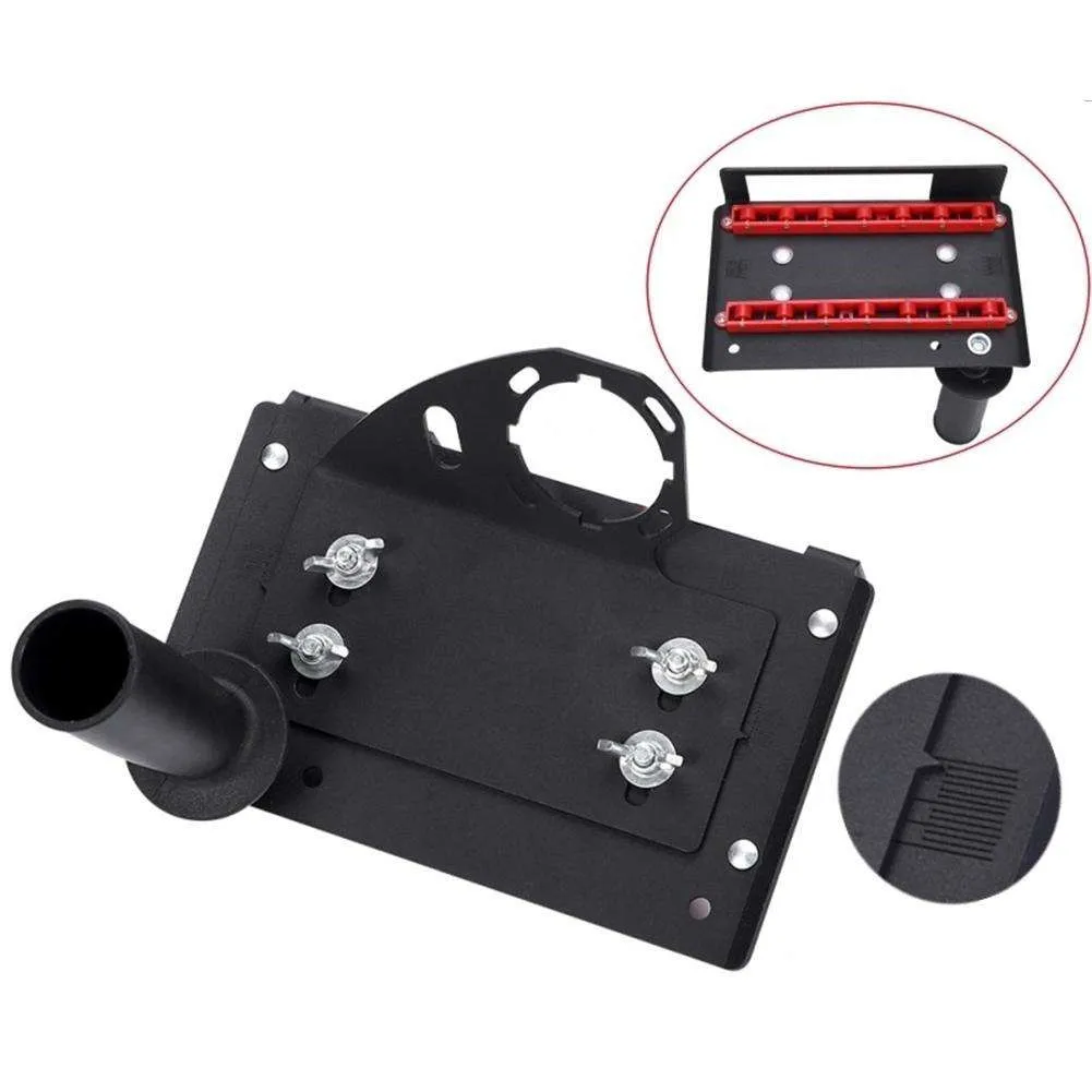 Angle Grinder Stand Corner Cutting Bracket Tile Cutter Tool Black Color 45 Degree Tile Chamfering Tool Adjustable Range