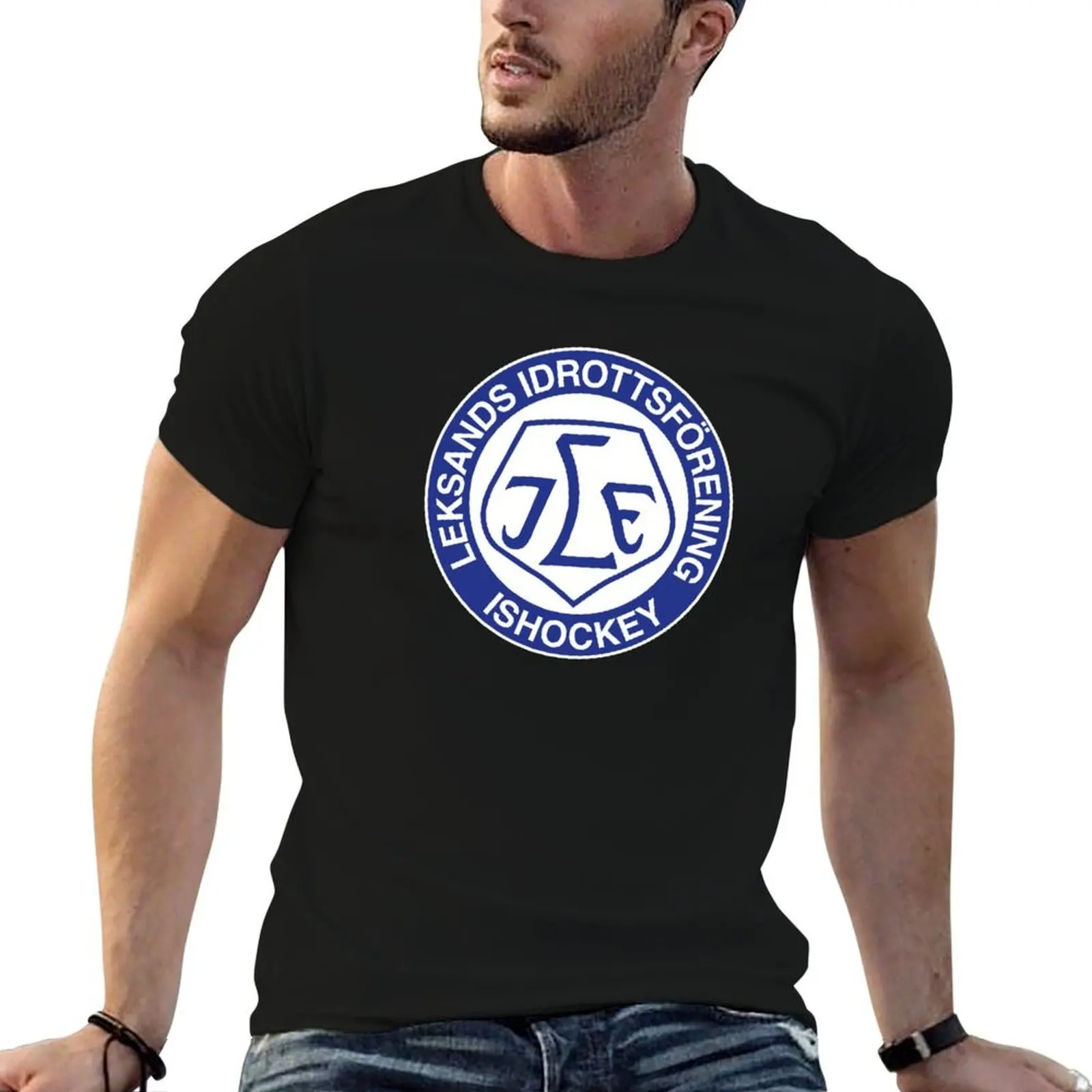 

Leksands IF T-Shirt man t shirts graphic t shirts for man cotton funny T-Shirt