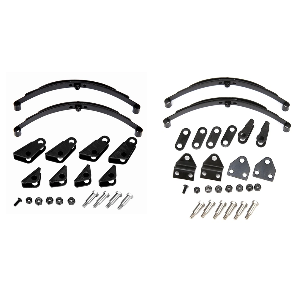 Vorne und Hinten Harte Blattfedern Aufhängung Stahlstange Für 1/14 Tamiya RC Traktor Anhänger Lkw Upgrade Teile Zubehör
