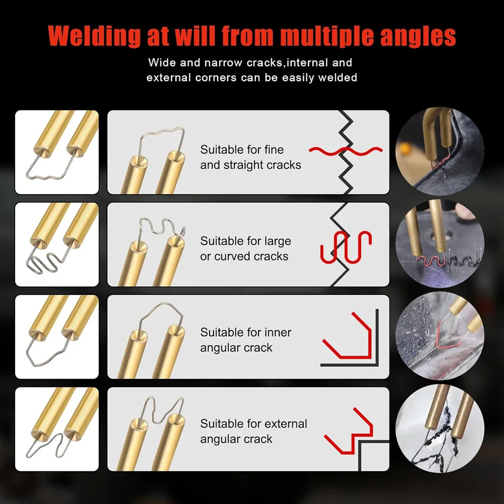 قضبان لحام دبابيس ساخنة ماكينة إصلاح البلاستيك دبابيس لحام لإصلاح دباسة ساخنة مصدات السيارات آلة لوحات القيادة #2