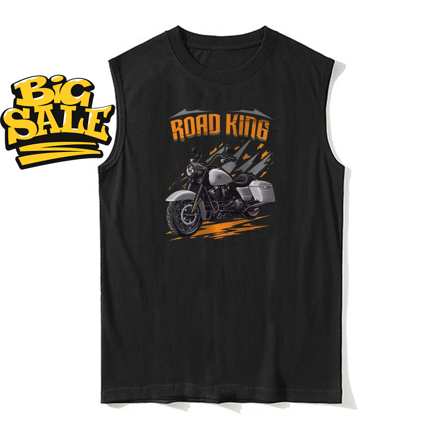 2021-2024 Models H-D Road King Special Motorcycle Tanktop 100% Cotton O-Neck Casual Mens Vests Sleeveless Tee Rider Streetwear