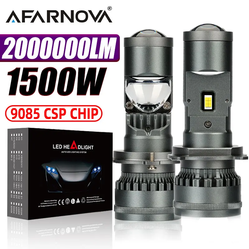 

H4 LED Headlights Bulbs Canbus 2000000LM 1500W Turbo Lamp Lights Headlamp High Low Light For Car accessories