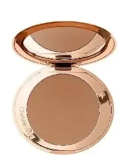 CT Setting Powder Natuurlijk mat geperst poeder Oliecontrole Verhelderen Whitening Make-up Tweekleurige hartvormige blusher Cosmetica