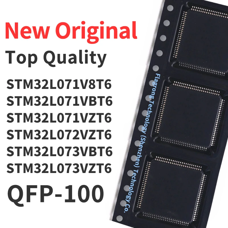 1 Piece STM32L071V8T6 STM32L071VBT6 STM32L071VZT6 STM32L072VZT6 STM32L073VBT6 STM32L073VZT6 QFP-100 Chip IC New Original