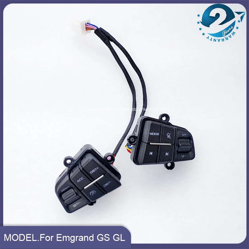 

For Geely New Vision Emgrand GS GL Multifunction Steering Wheel Buttons Cruise Control Button Switch Car Accessories