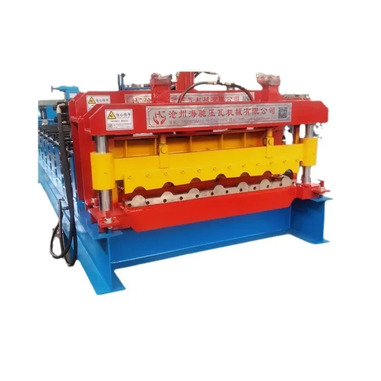 Automatic 800 imitation resin tile equipment, cold bending machine