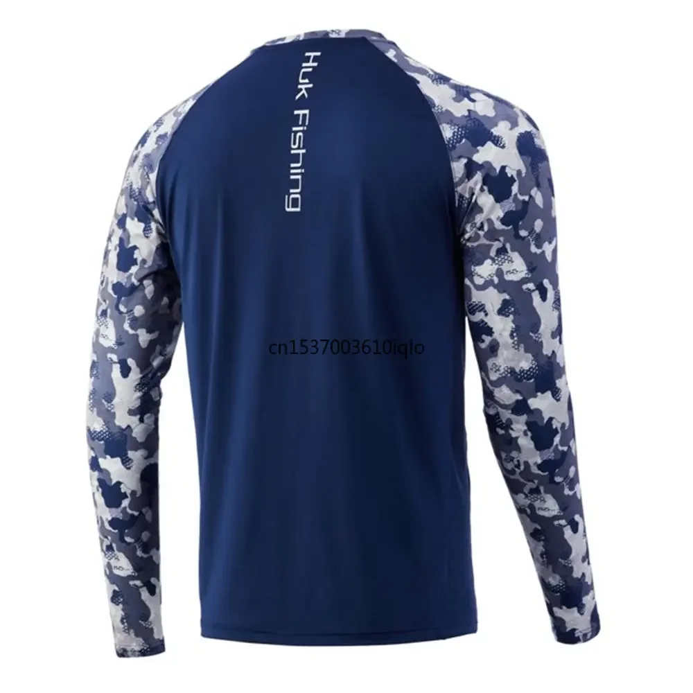 Fishing Shirts Long Sleeve Fishing Clothing Man Outdoor Summer UPF 50 Moisture Wicking Jersey  Uv Protection Apparel