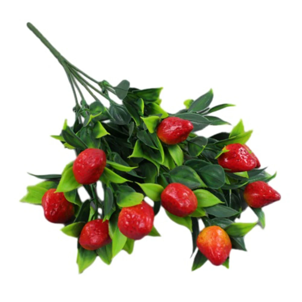 Festival Decoration Artificial Cuttings Artificial Pomegranate Simulated Fruit Simulated Plant Floral Décor Foam Orange Pepper
