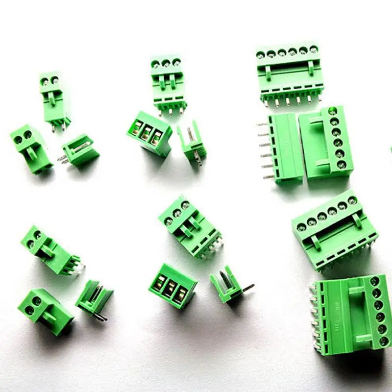 

3.96mm pitch 10pin Terminal plug type 300V 10A connector pcb screw terminal block connector