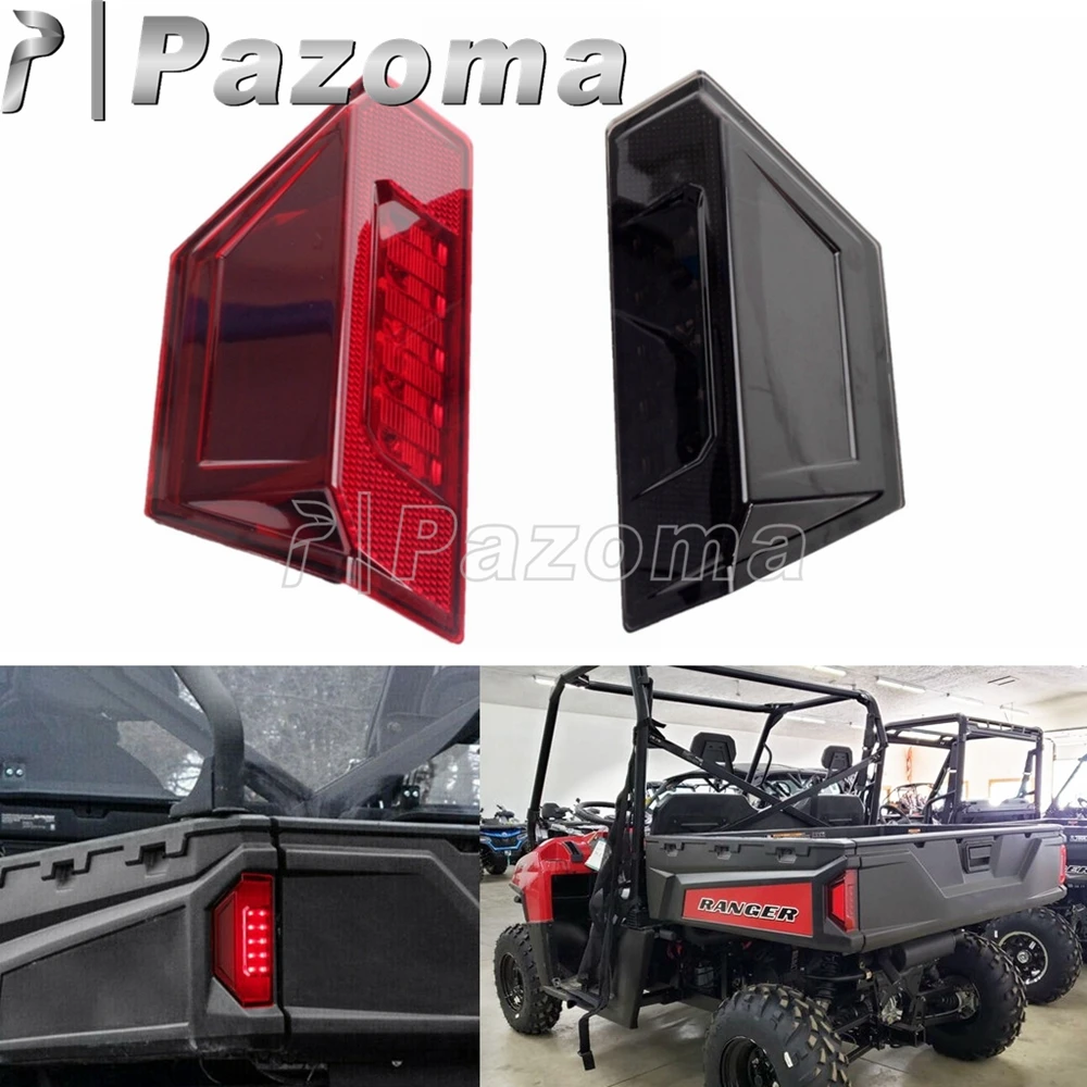 Smoke/Red LED Rear Brake Tail Lights Taillight For Polaris Ranger Crew 1000 900 570 XP General 1000 4P EPS PS  DLX PREM 13-2020