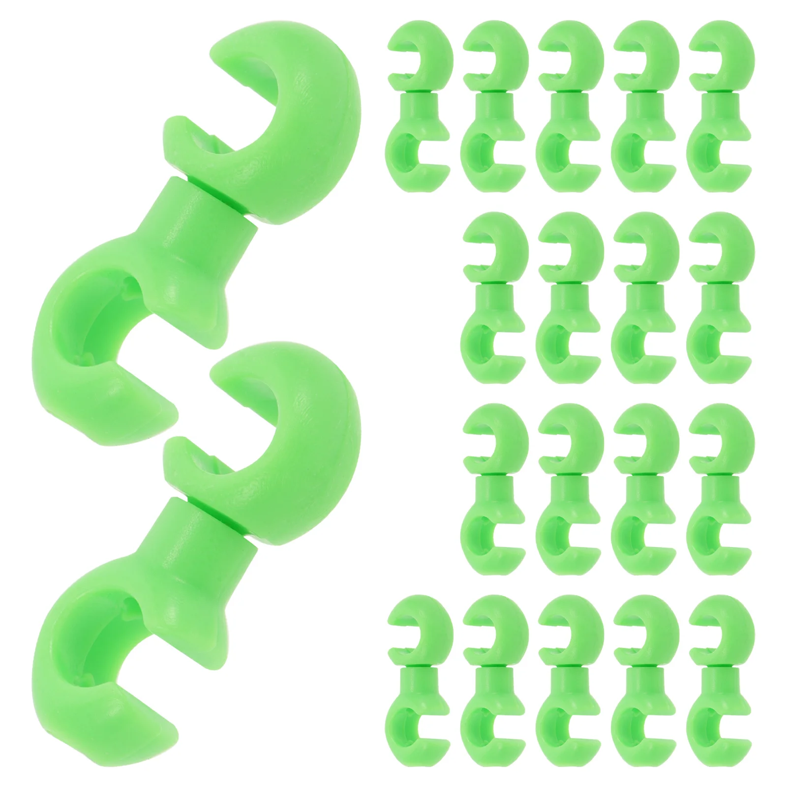 

20pcs Bicycle Road Bike Hose Derailleur Guide Clamp Brake Cable Clip Tube Guide Bike Housing Clip Cable Clamps For Multiple