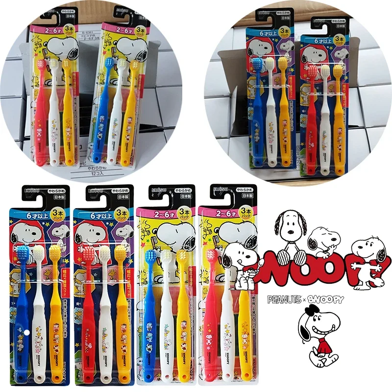 Snoopy spazzolini da denti per bambini testa piccola spazzolino da denti con setole morbide spazzolino da denti per bambini mantieni pulito