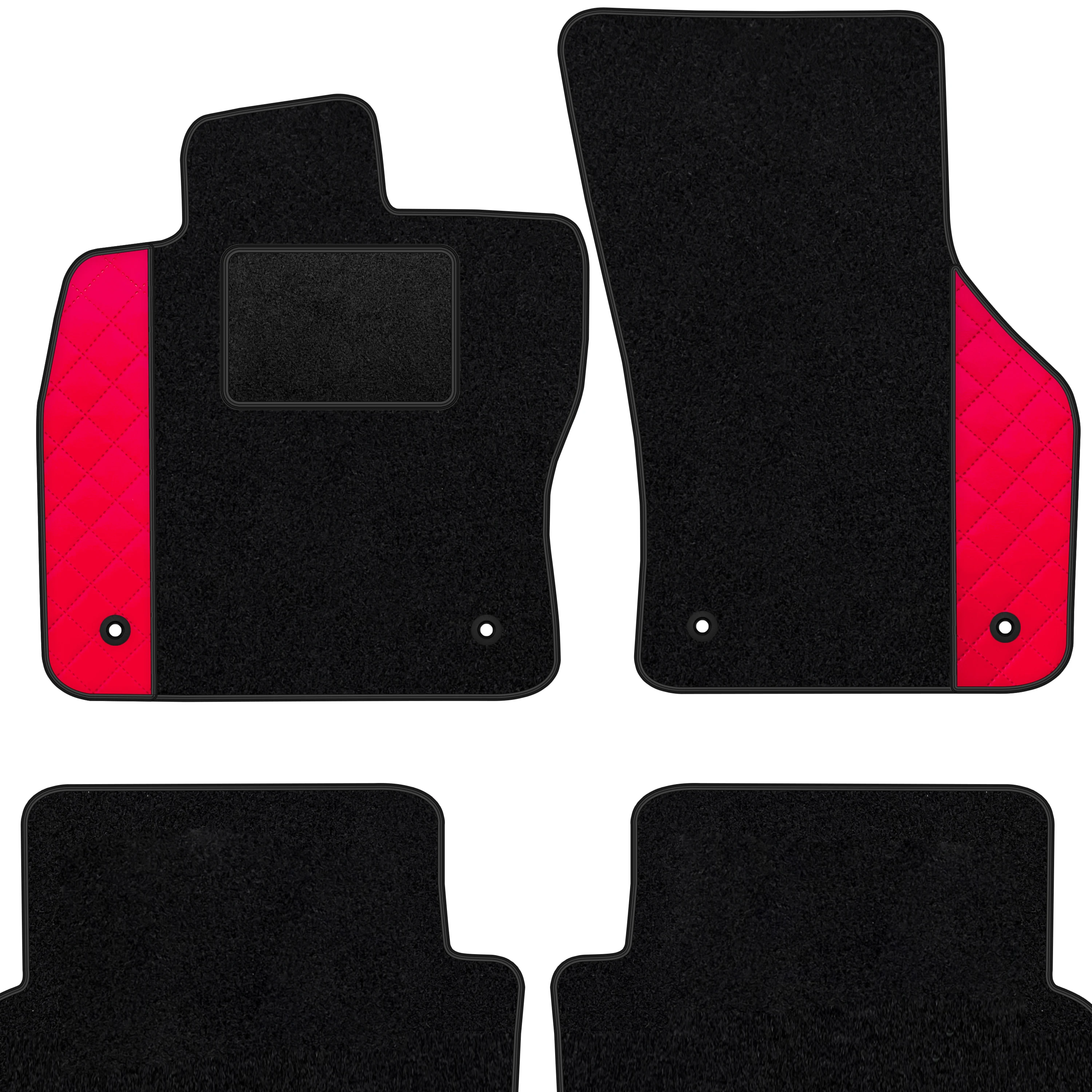 Set veloursmatten met eco-leer - Geschikt voor: Audi Q3 Sportback 2019-2025
