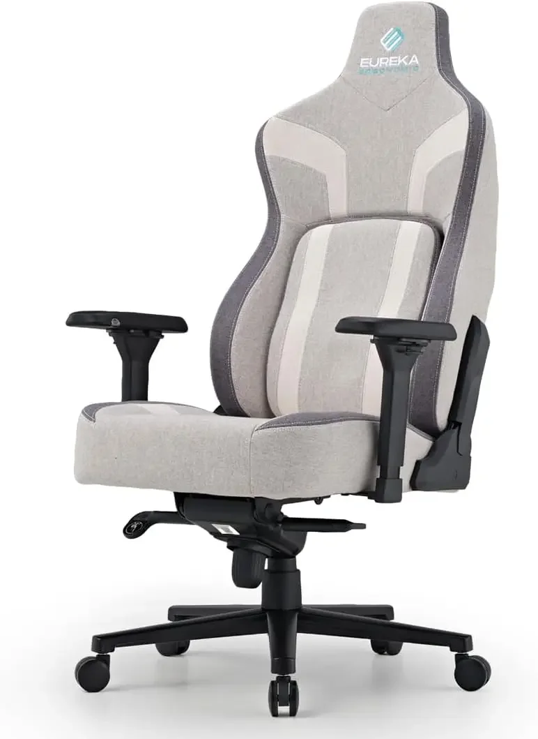 

EUREKA ERGONOMIC Gaming Chair, Computer Gamer Chair with Lumbar Support, High Back Office Chair 4.3in Seat Thicker Cushion,