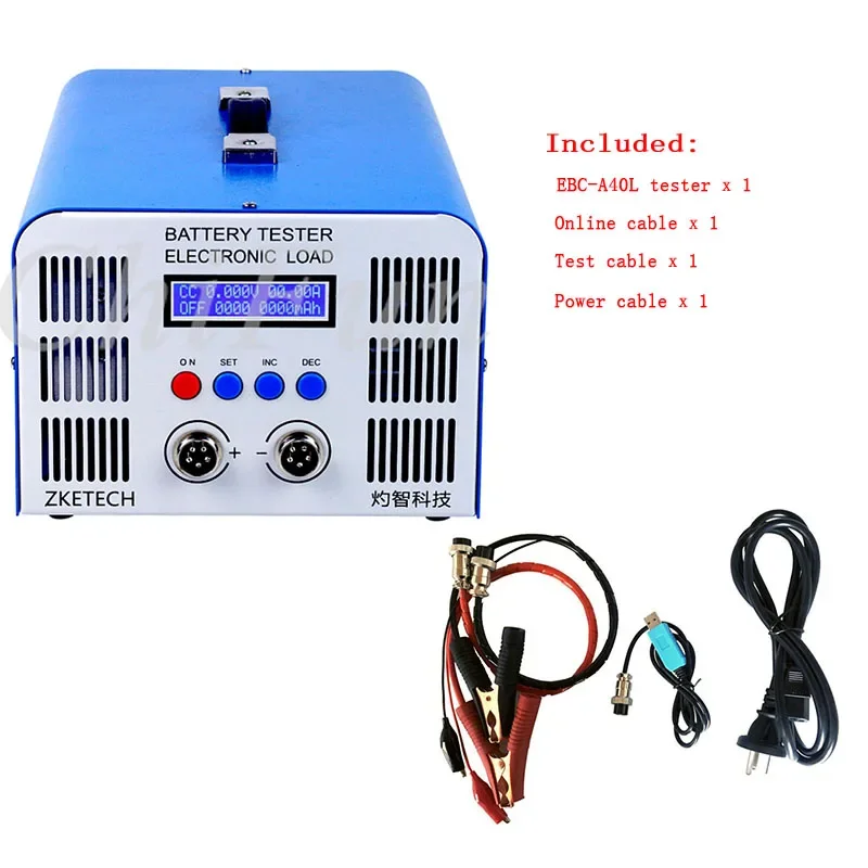 EBC-A40L high current lithium battery iron lithium ternary power battery capacity tester charge and discharge 40A 110V/220V