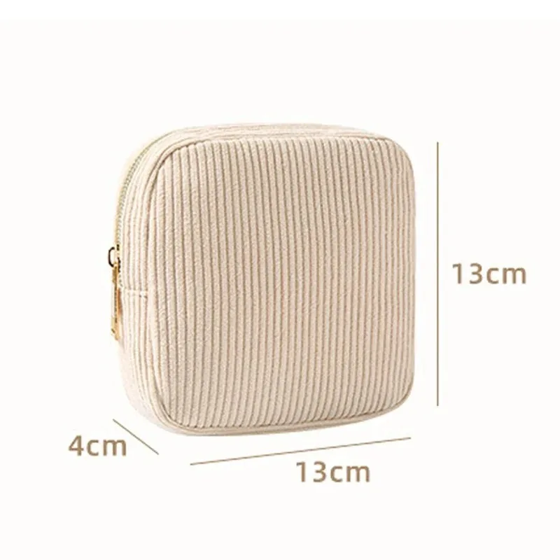 2025Fashion Makeup Lipstick Sanitary Napkins Case Mini Cosmetic Storage Pouch Women Ins Travel Organizer Bags Small Pouch image 4
