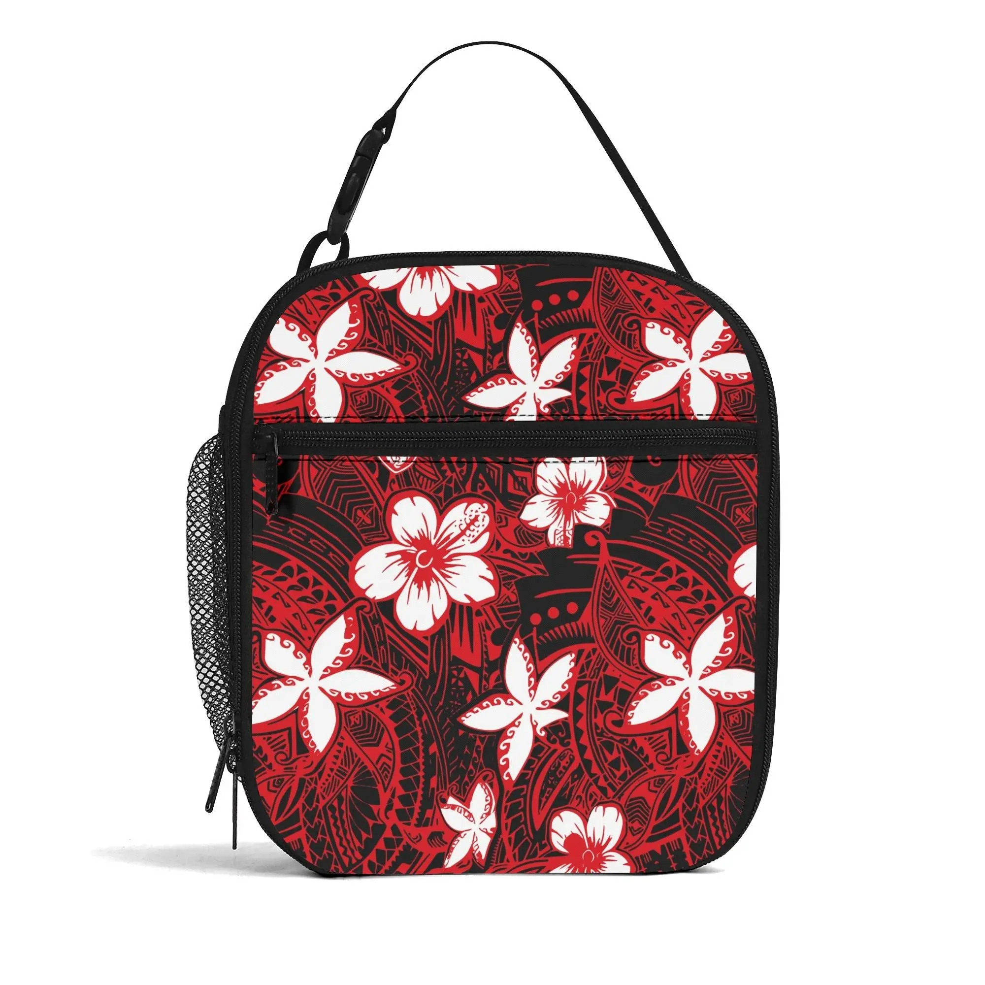 

High quality Polynesian Islands ethnic custom pattern women's tote bag for taking out lunch bag Universal casual zipper bag