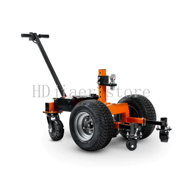 

1.3t Electric Steel Trailer Mover Dolly With Motor Adjustable Heavy Duty Camper Caravan Dolly 2\" Ball Used Condition