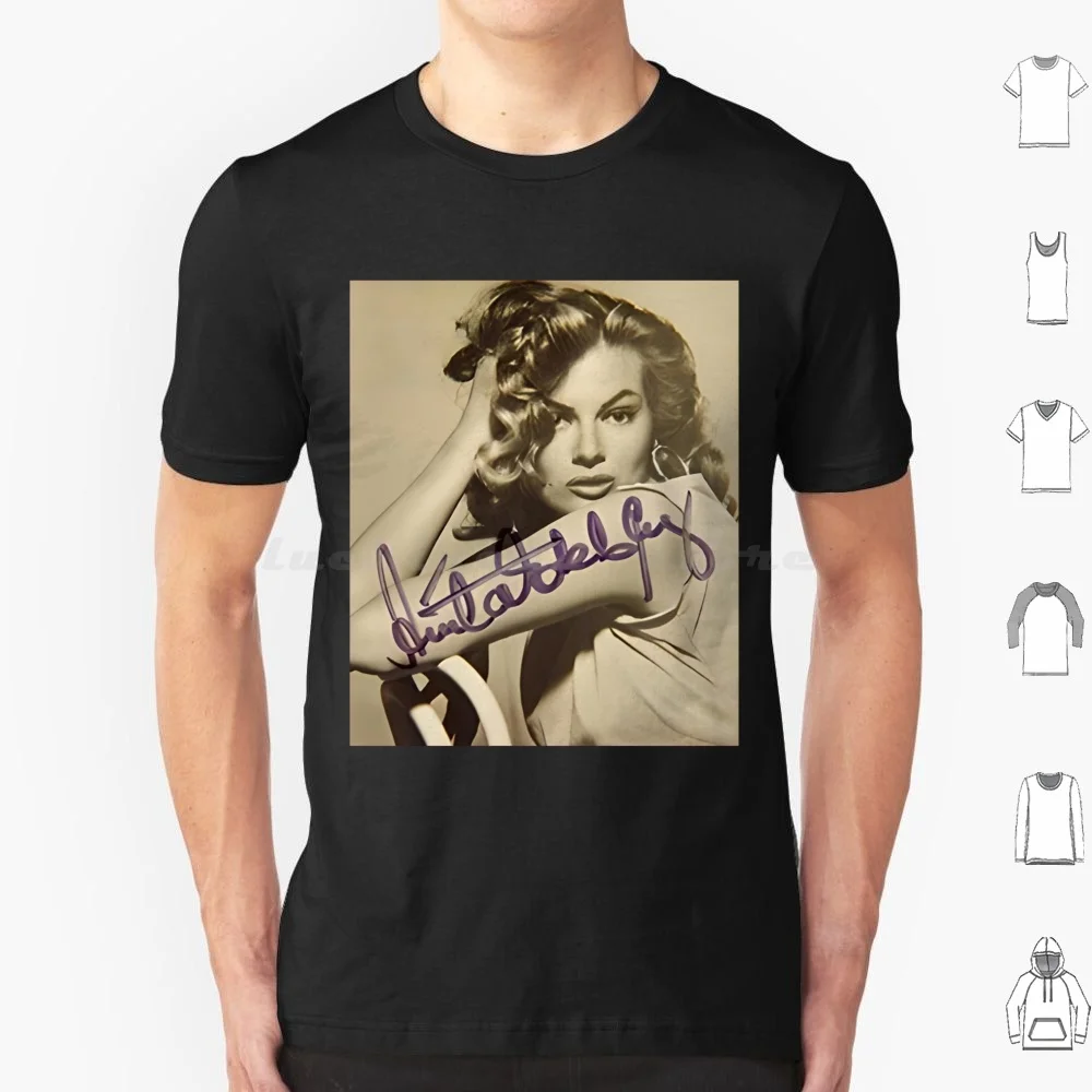 Anita Ekberg T Shirt Big Size 100% Cotton