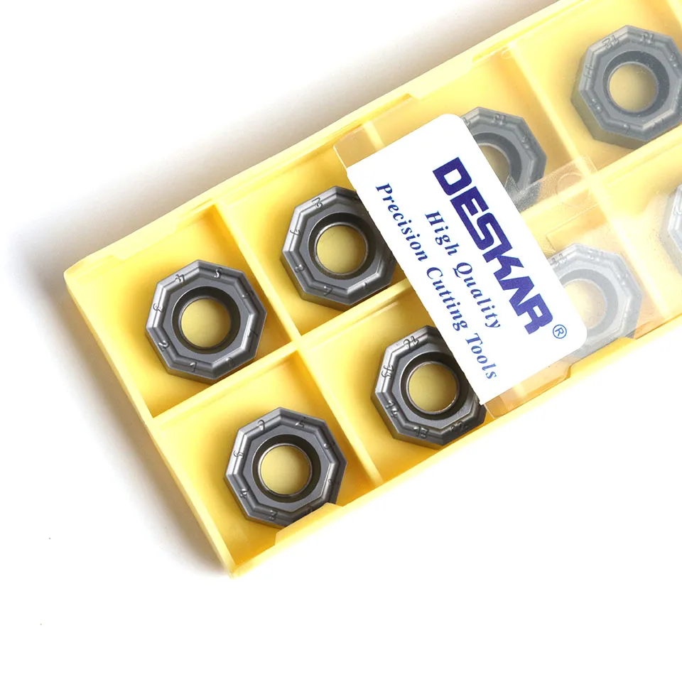 DESKAR ONMU050505 LF6108เครื่องกัดคาร์ไบด์แทรกเครื่องกลึง CNC Rapid ฟีดเครื่องตัดชิ้นส่วนสแตนเลสสตีลเครื่องจั...